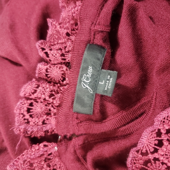 J.crew Merino wool long sleeves sweater size L - Picture 10 of 10